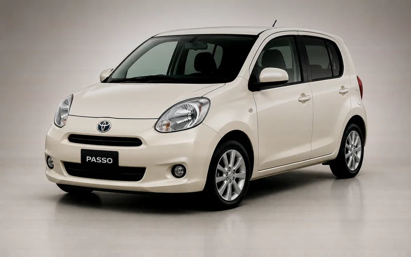 Toyota Passo, önden çeyrek açı